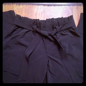 Athlete ankle length travel pants.